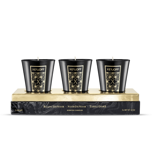 SCENTED CANDLE SET - TOBACDORÈ, NOIRDENOIR, BLANCDENOIR